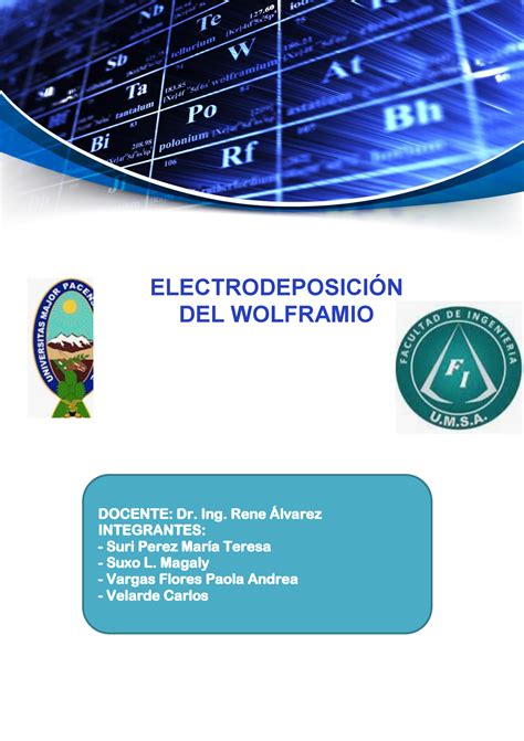  Wolframio: ¿El Supermetal del Futuro para la Revolución Energética?